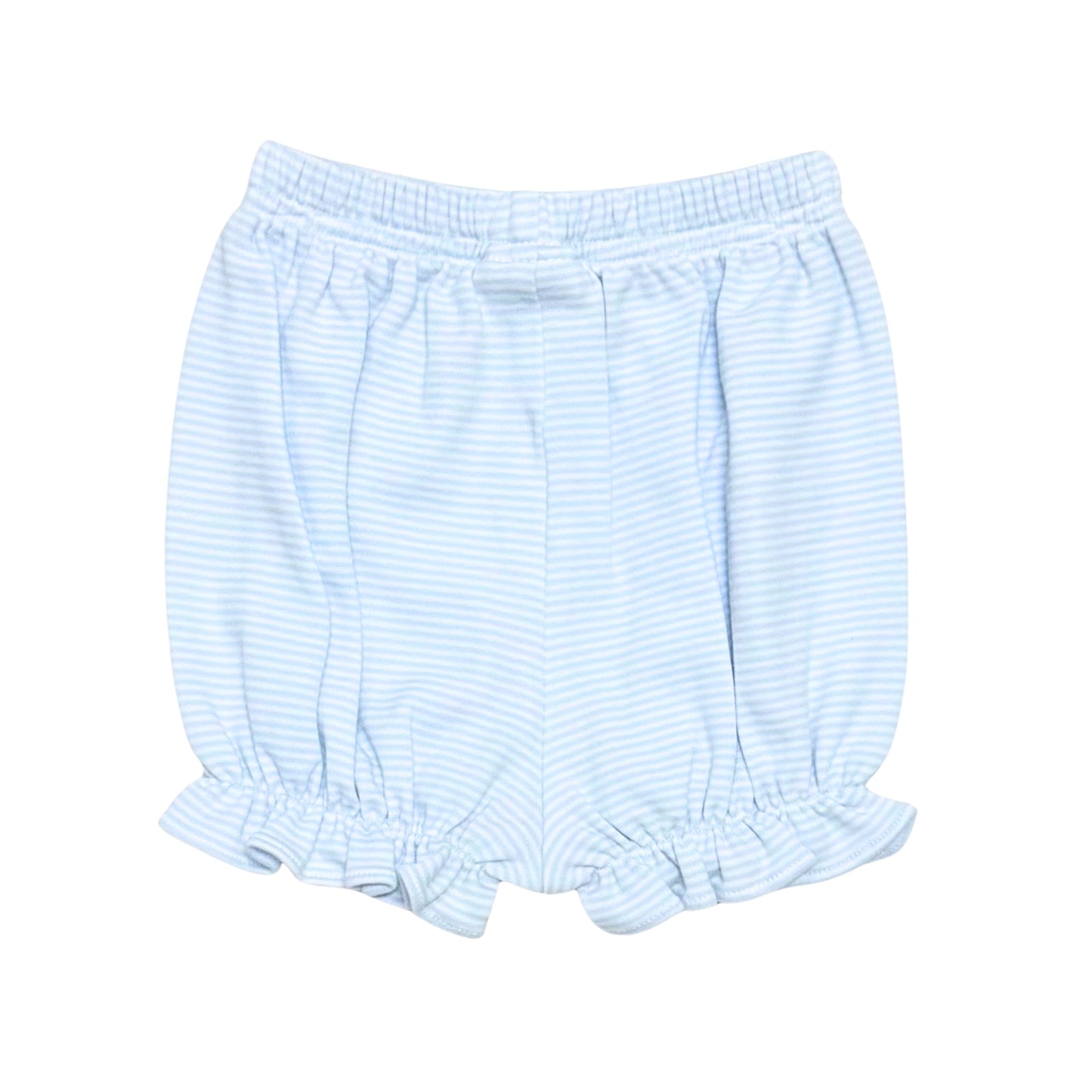 Emma Bloomers, Light Blue Bitty Stripe