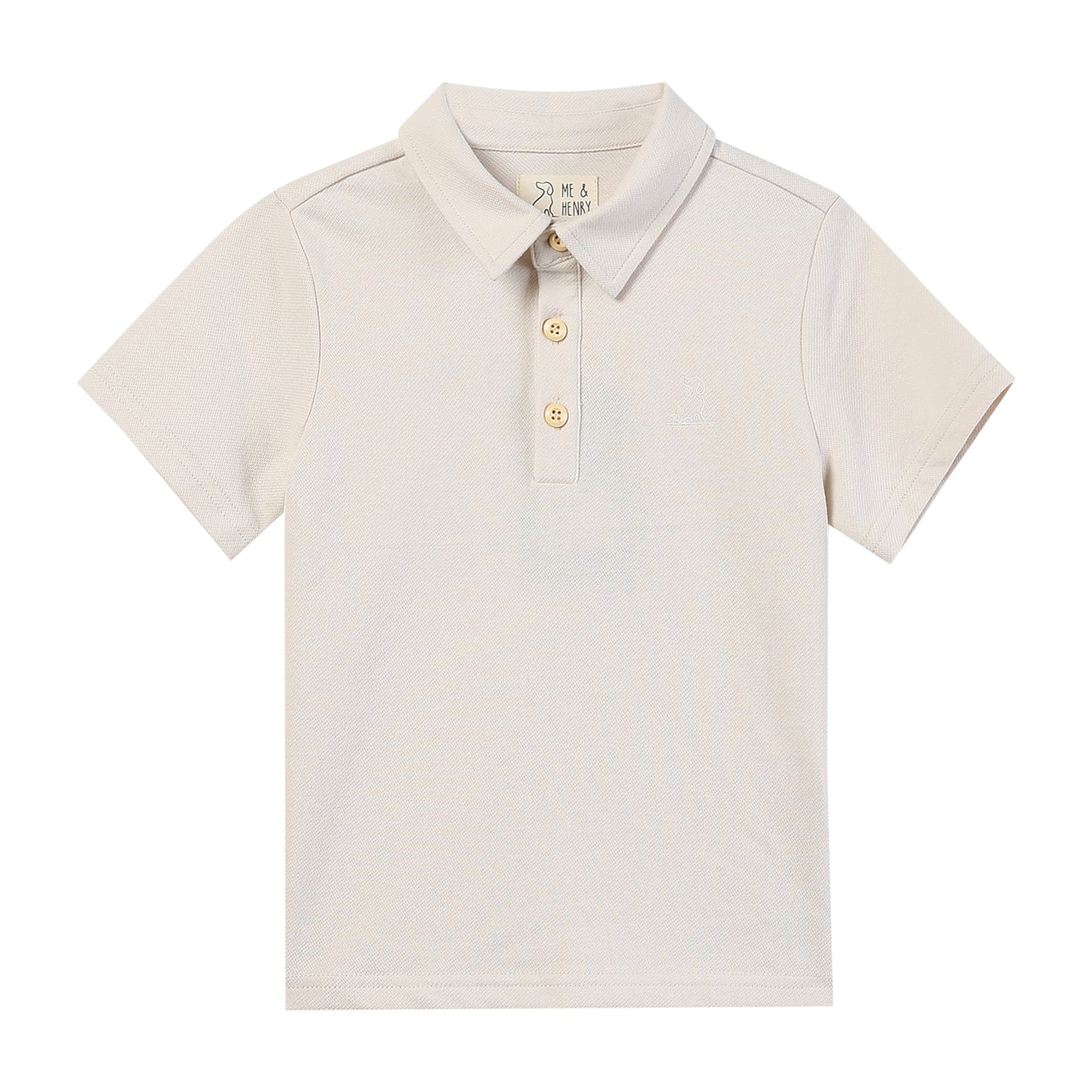 Shipping Polo, Cream Pique