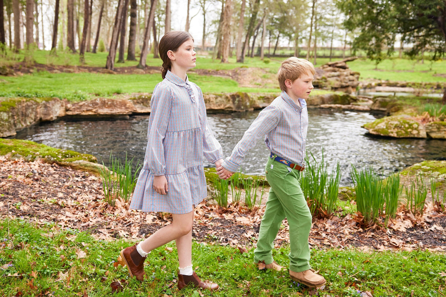 Haisley Dress, Teton Plaid