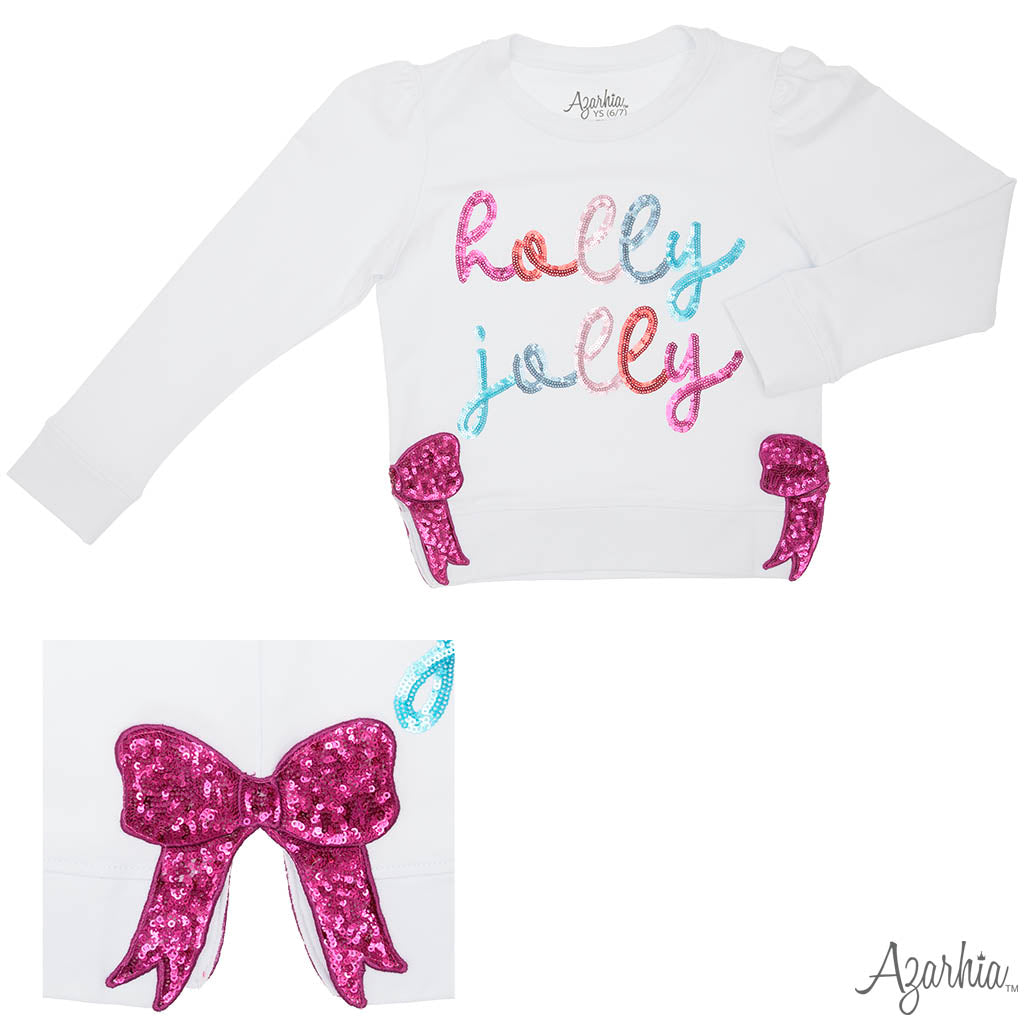 Holly Jolly Bow Sweatshirt