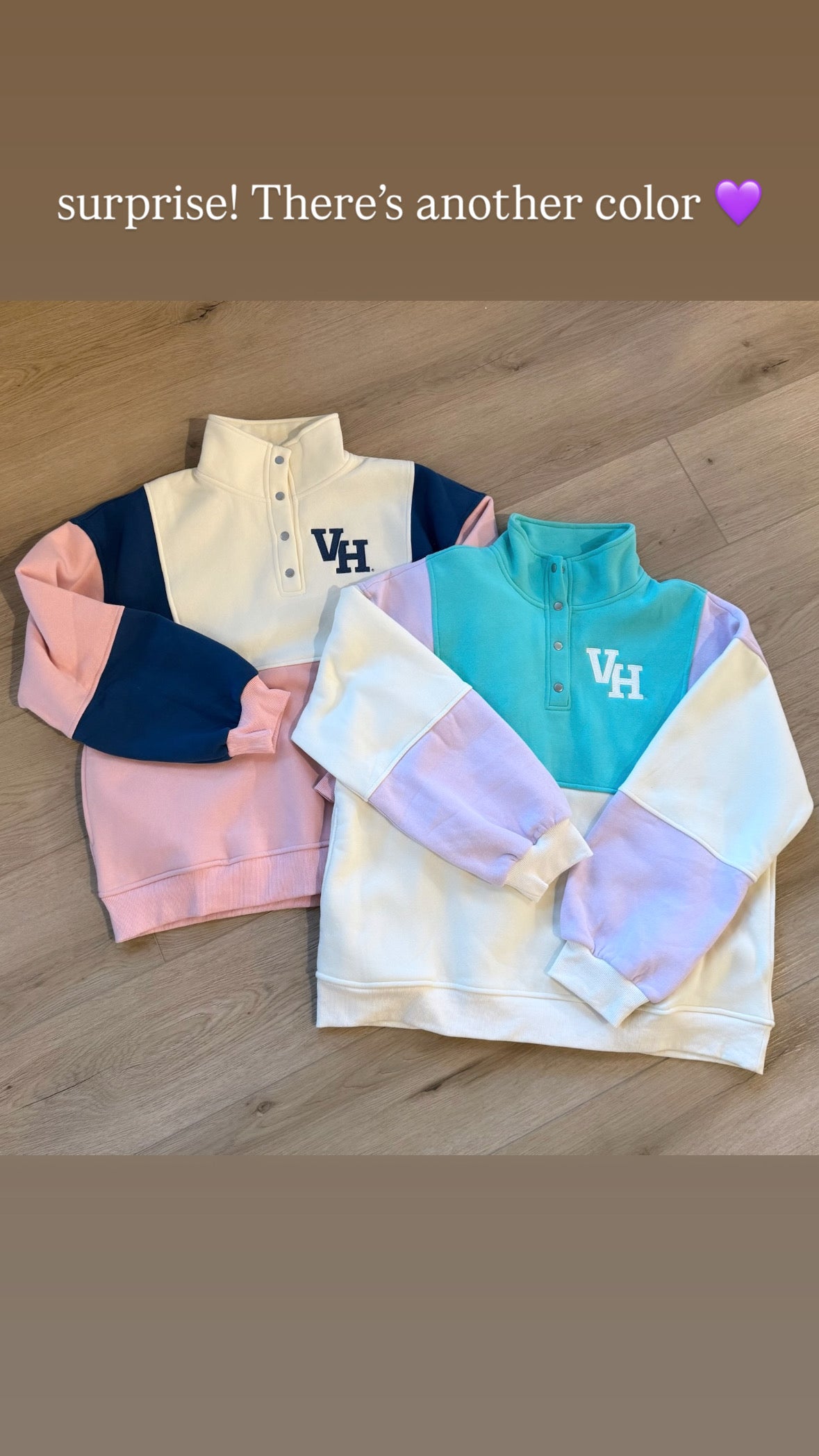 Colorblock Pullover, VH