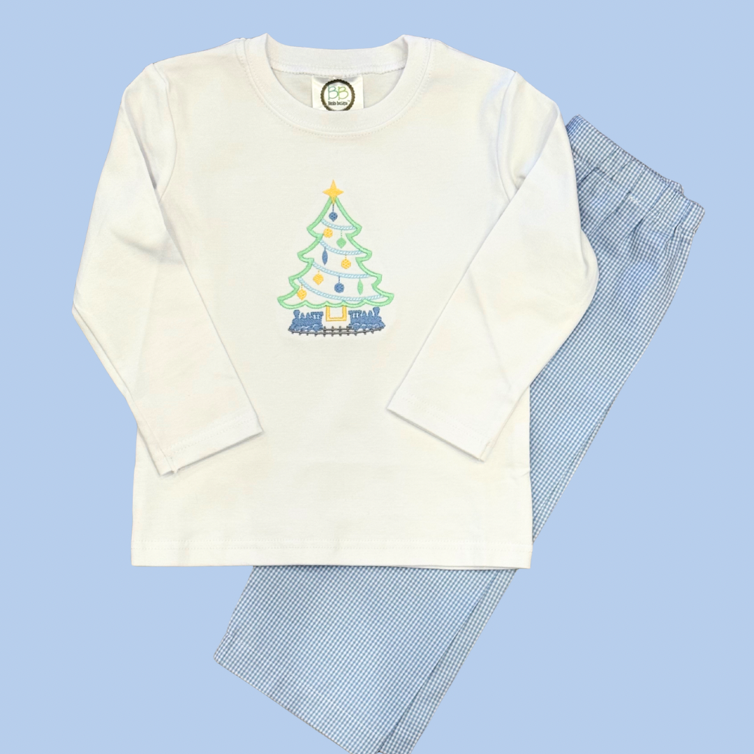 Christmas Tree with Toy Train Shirt
