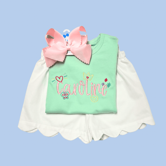 Whimsical Charm Name Shirt