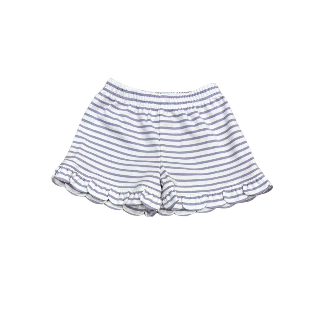 Petal Short, Lavender Stripe Knit