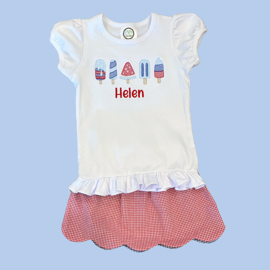 Girls Patriotic Pops Shirt