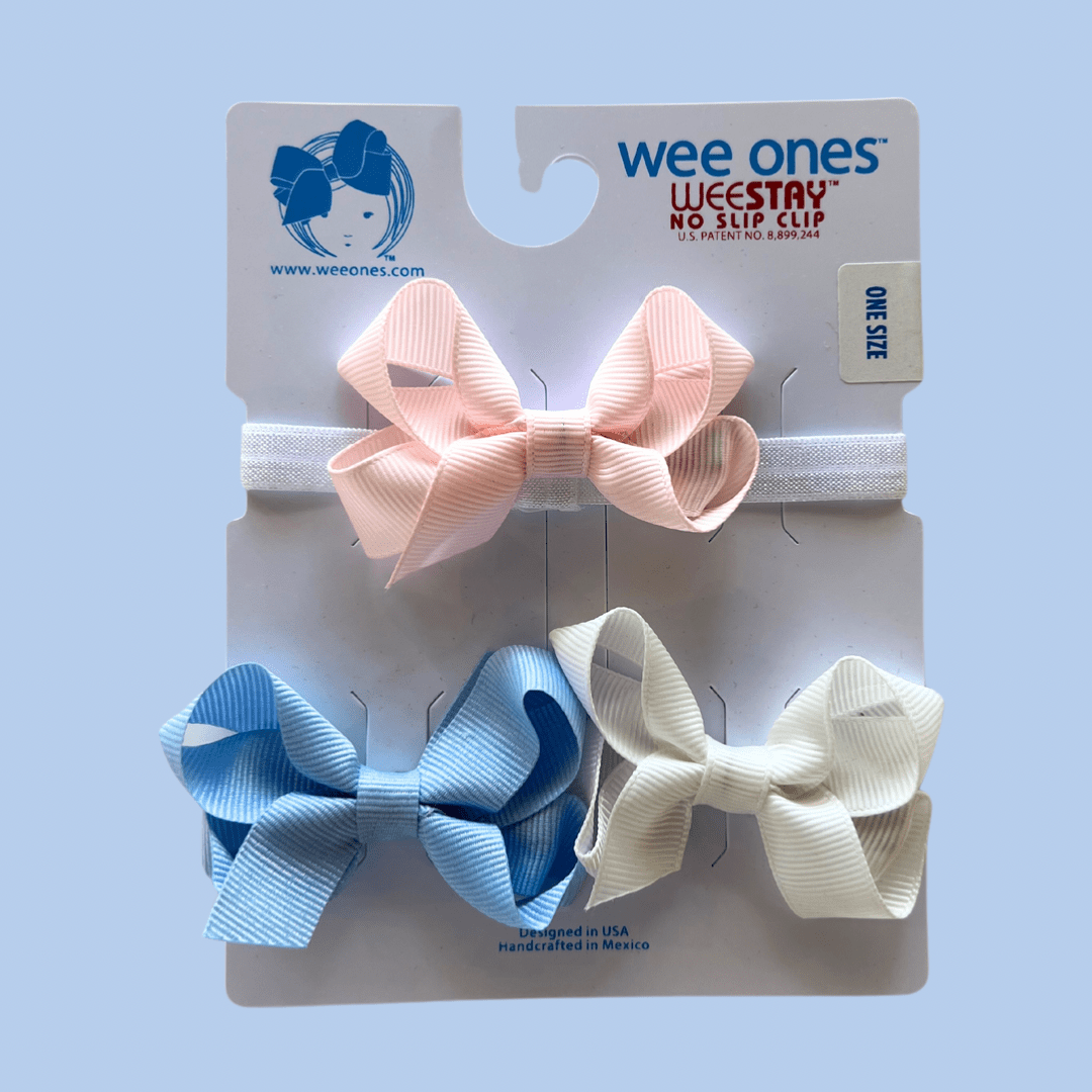 Tiny Grosgrain Bows with Band