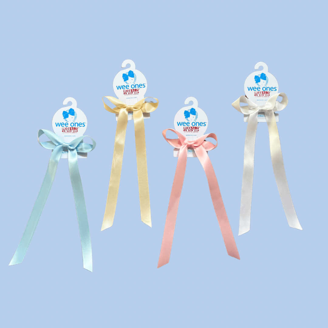 Baby Satin Bow with Tails