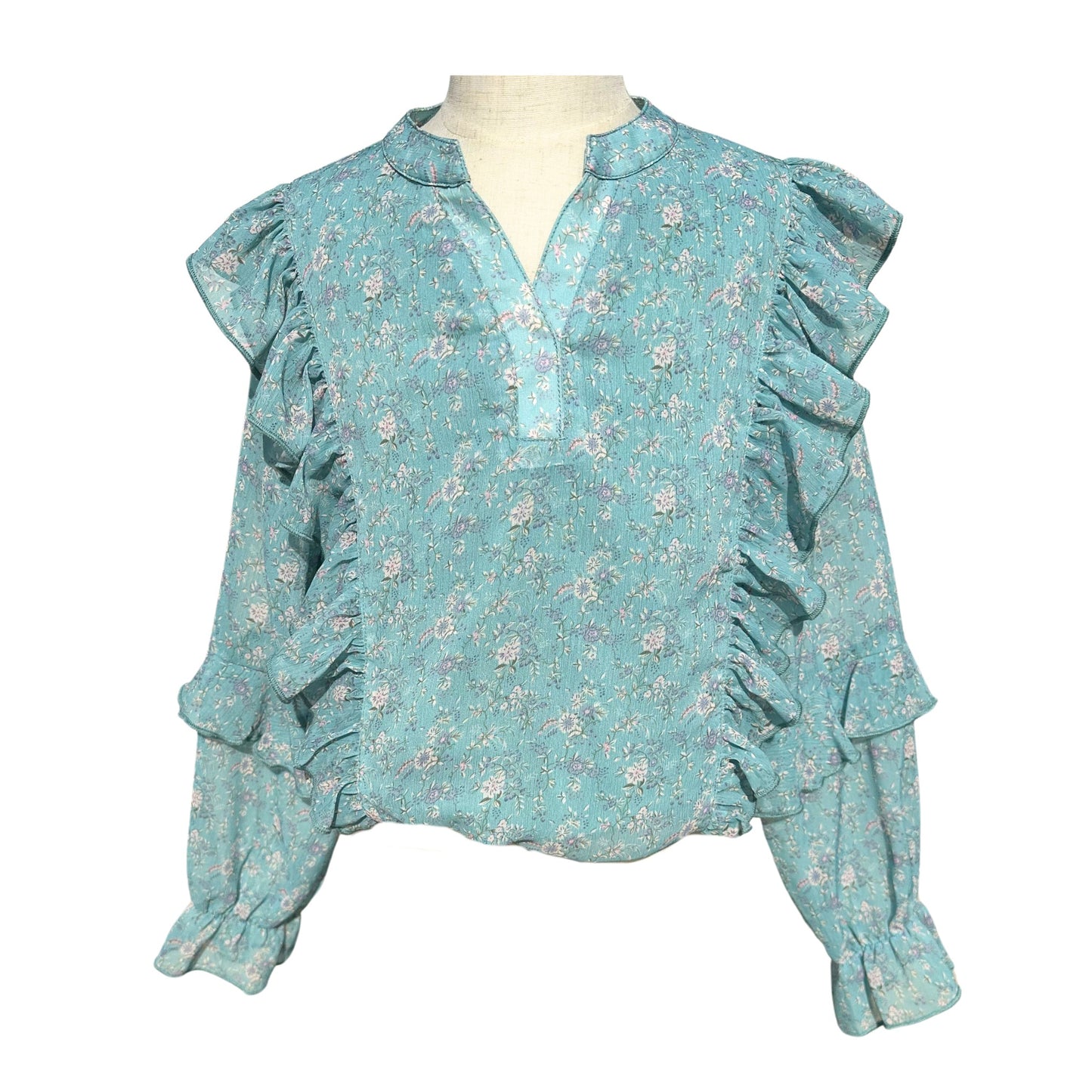 Katie Top, Whimsy Teal