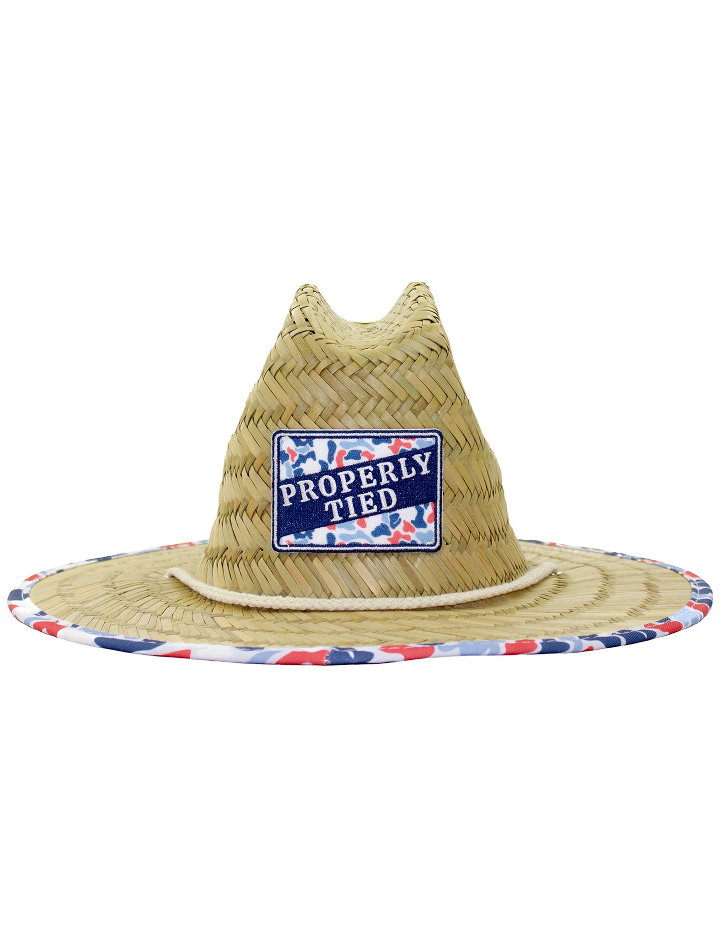 Cabo Straw Hat, Americana Camo