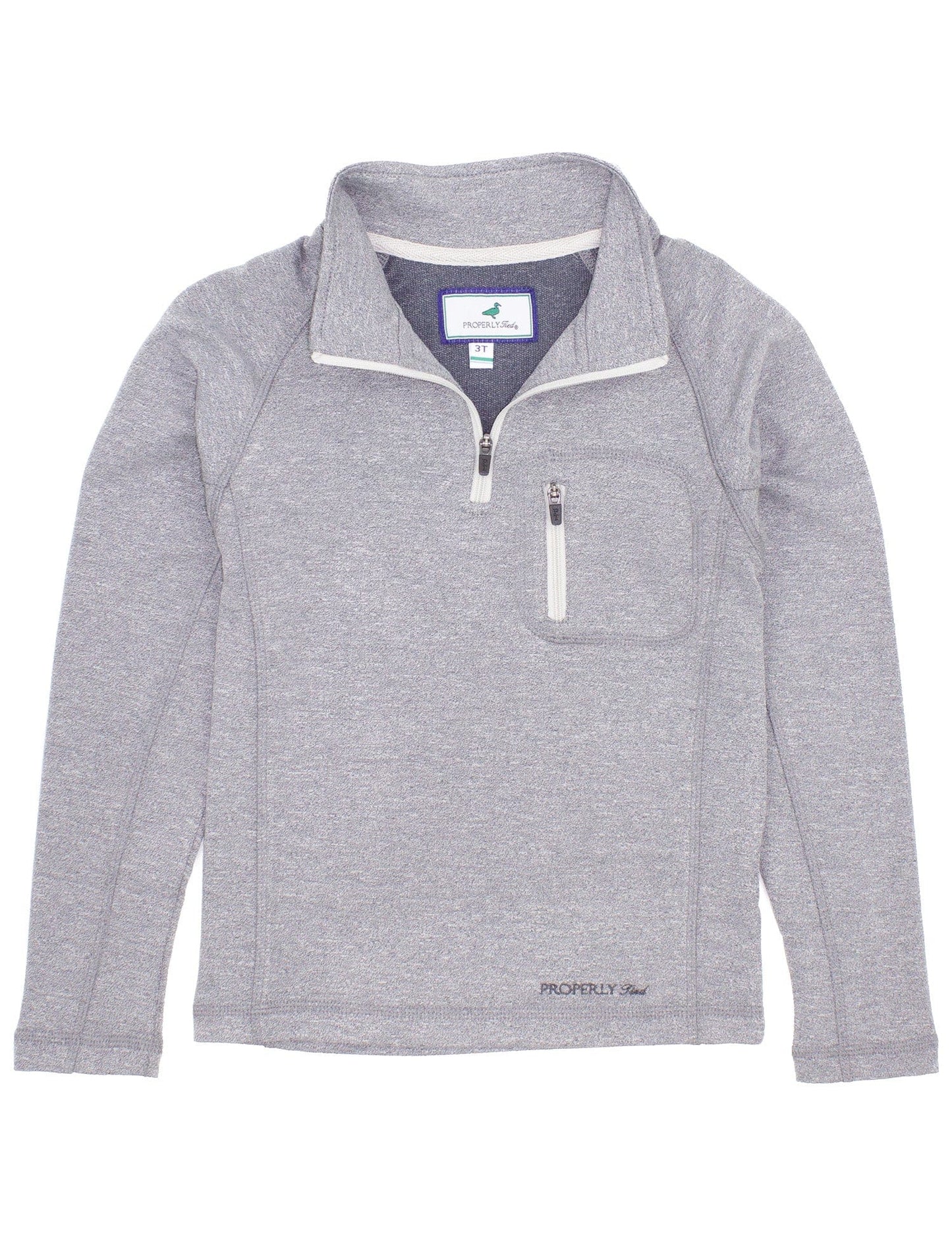 Boys Bay Pullover - Gravel