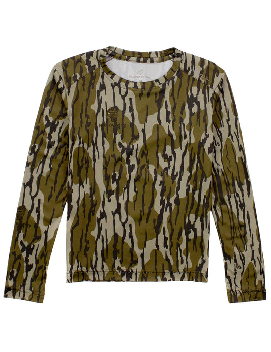 Ravine Long Sleeve Tee, Mossy Oak Original Bottomland