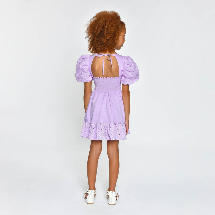 Logan Dress - Lilac Lilies
