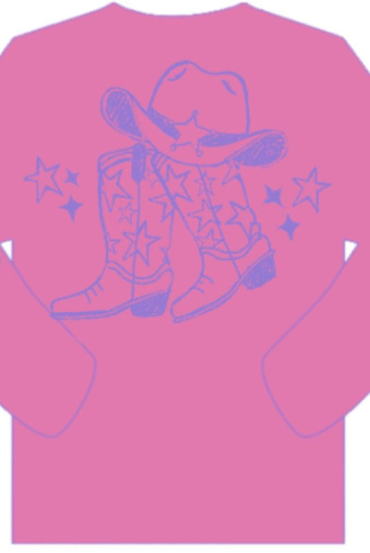 Cowgirl Era Shirt, Pink