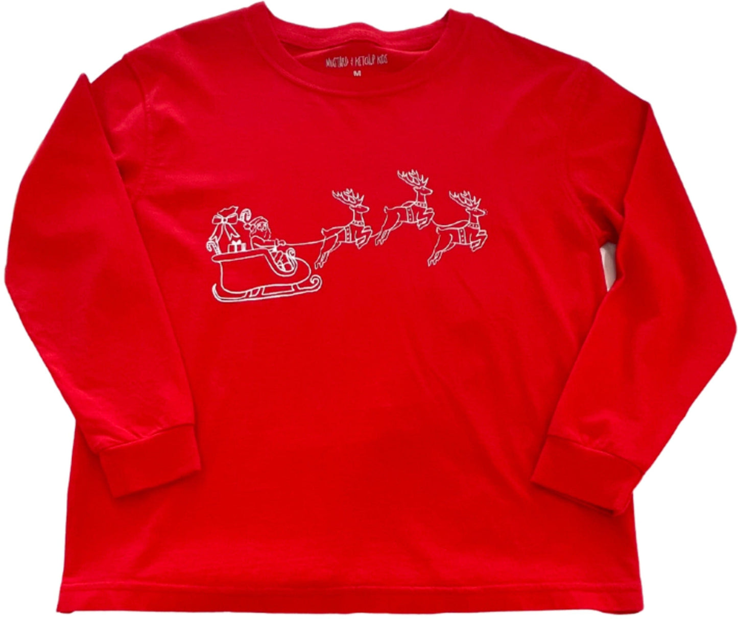 Red Santa Sleigh Tee