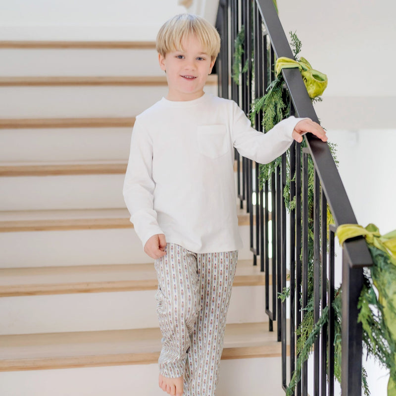 Beckett Hang Out Pants, Nutcracker Stripe