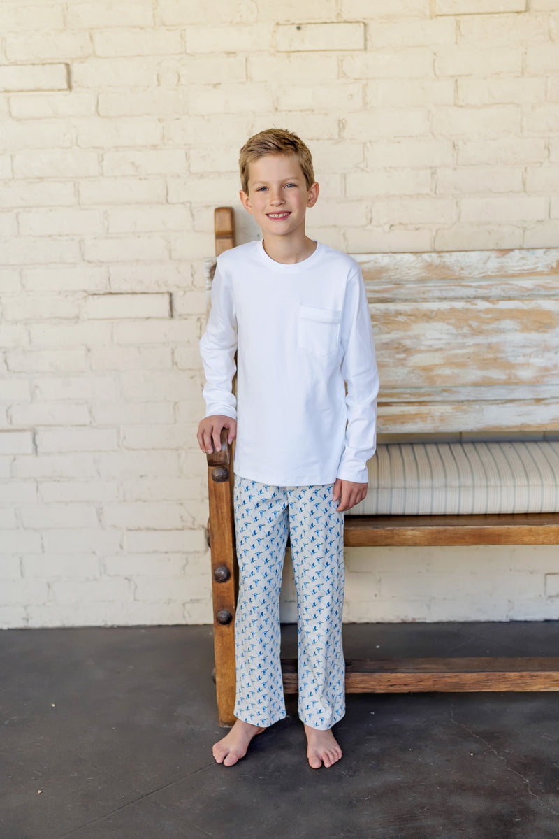 Beckett Hangout Pant, Mallard Ducks