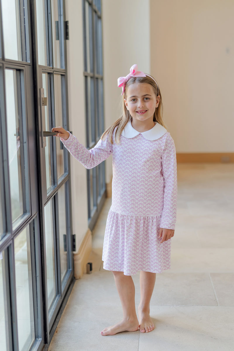 Lillian Dress, Pretty Pink Bows
