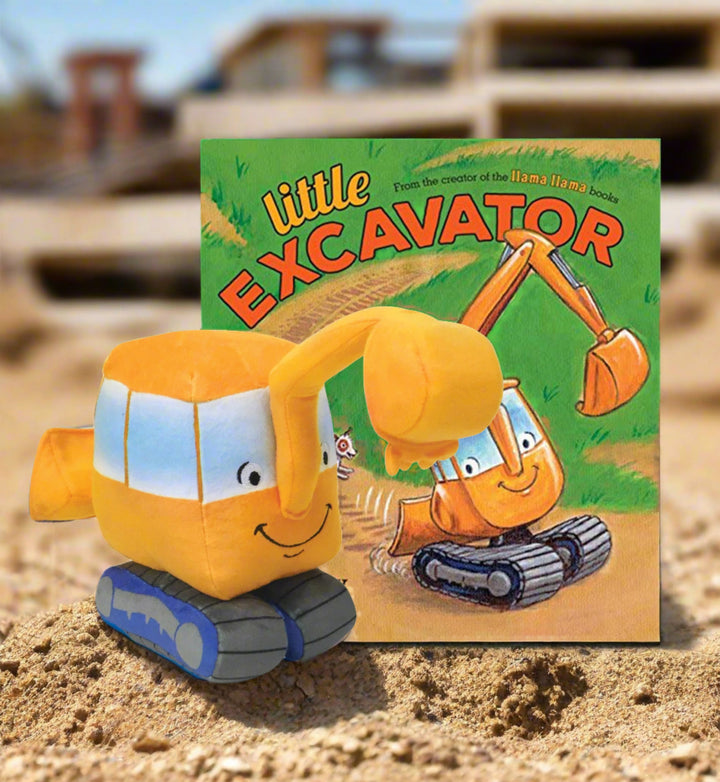 Little Excavator Book and Plush Toy