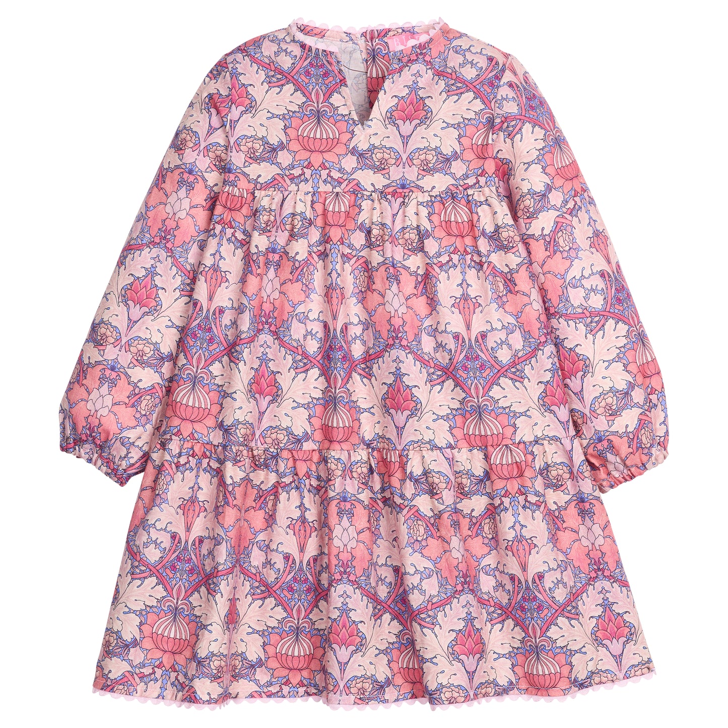 Positano Dress - Long Sleeved - Exeter Pinks