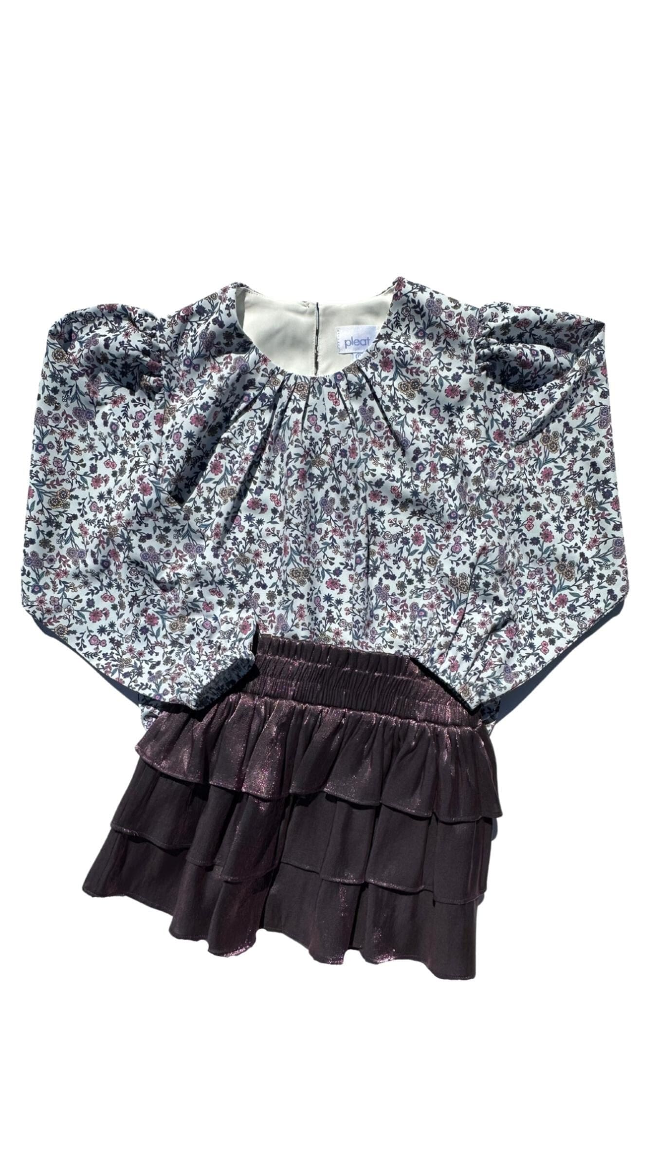Luna Skirt - Plum Shimmer