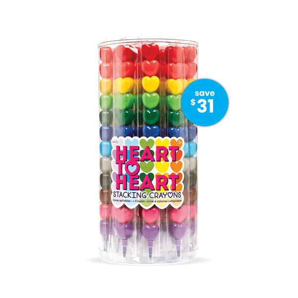 Heart to Heart Stacking Crayons