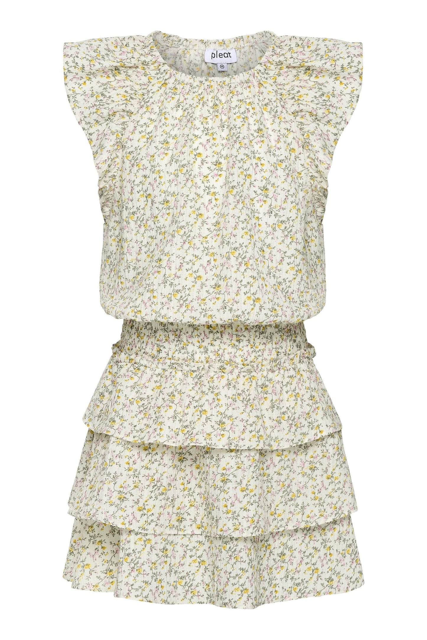 Tepper Dress, Cream Ditsy