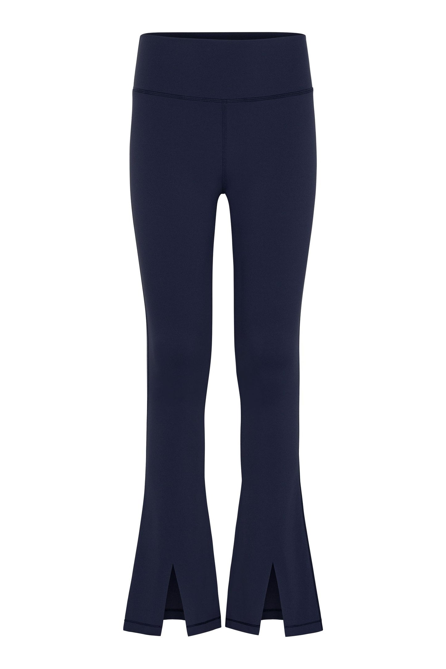 Adele Split Flare Leggings, Navy