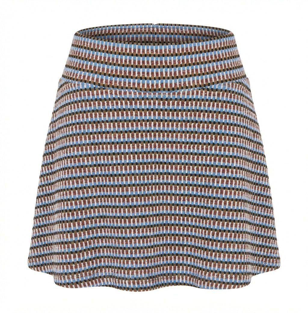Libba Skirt, Toffee/Glacier