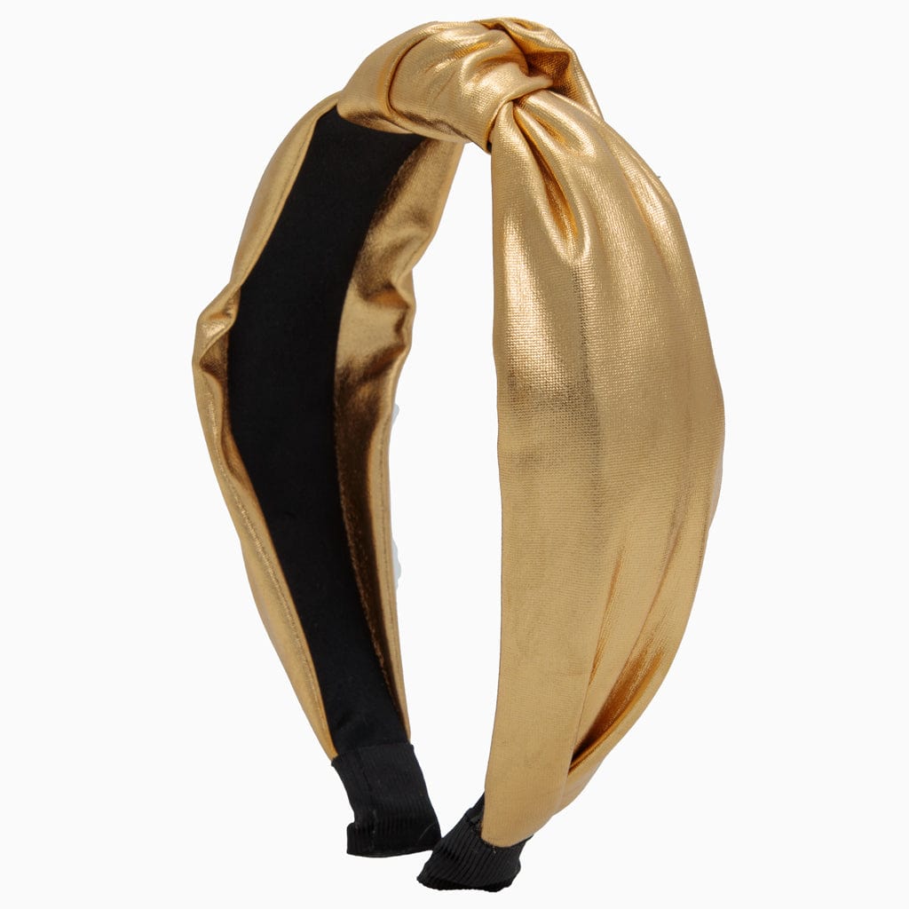 Metallic Gathered Skort, Gold