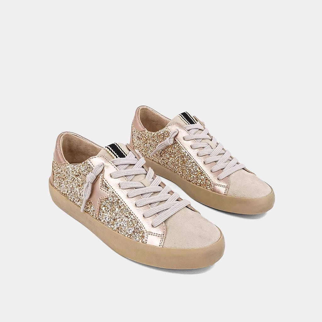 Paula Kids Champagne Glitter Sneakers