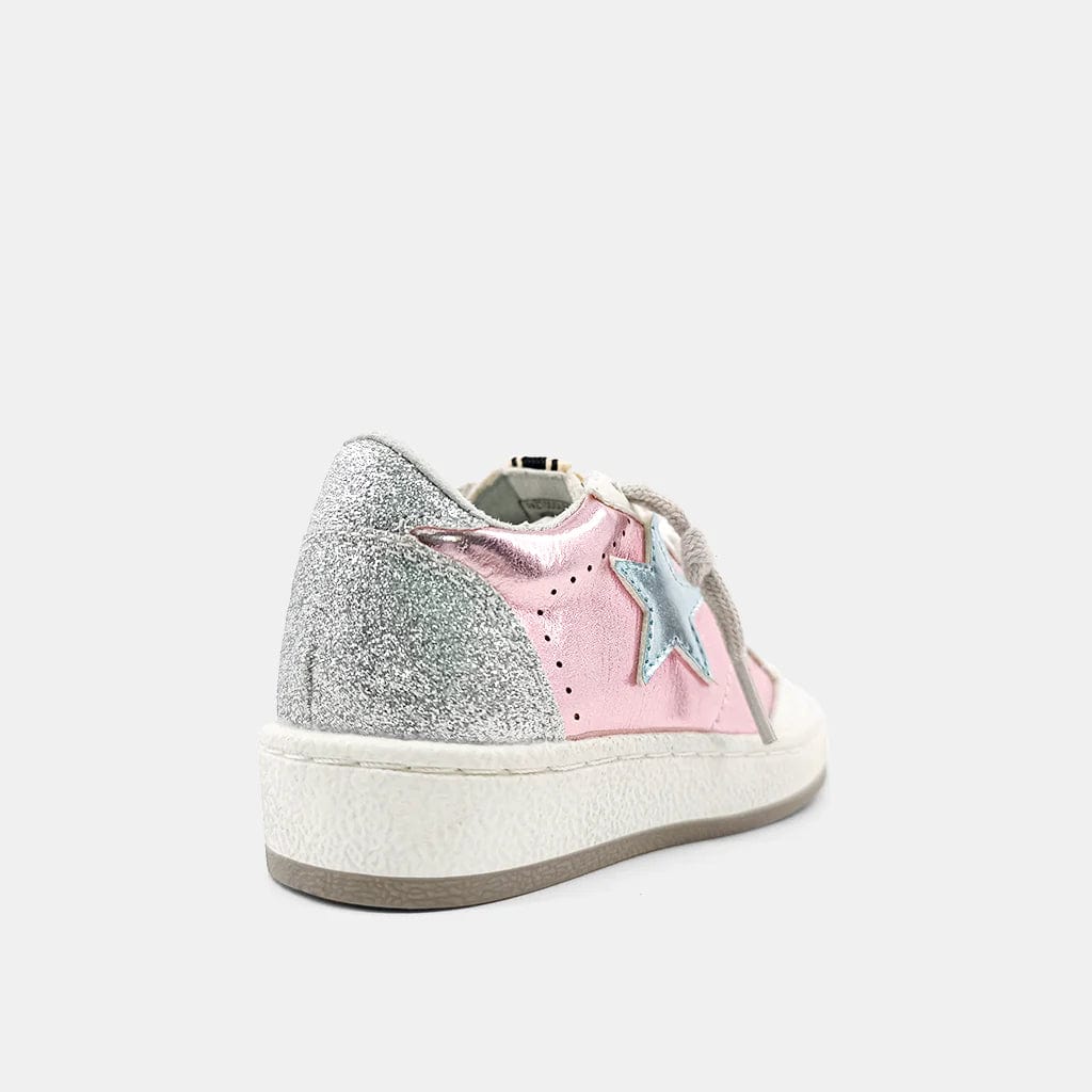 Paz Metallic Pink Sneakers, Toddler
