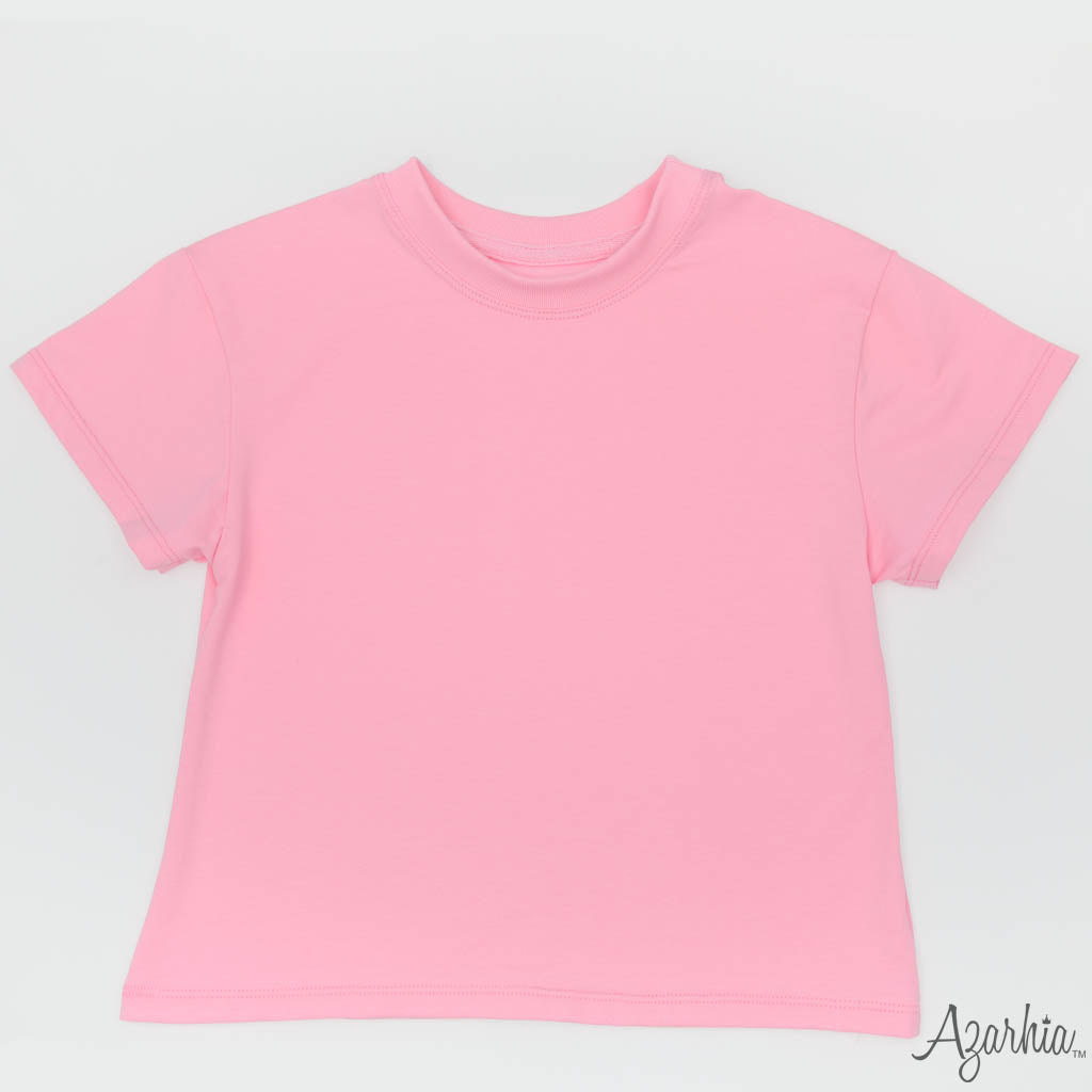 Solid Pink Boxy Tee
