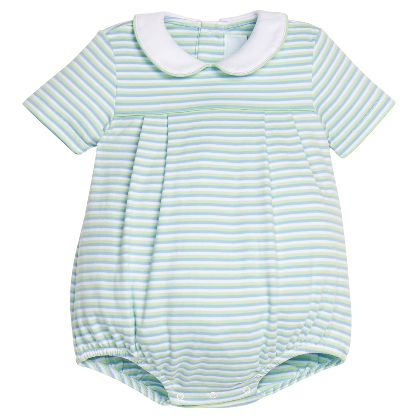 Pleated Peter Pan Bubble, Greenview Stripe