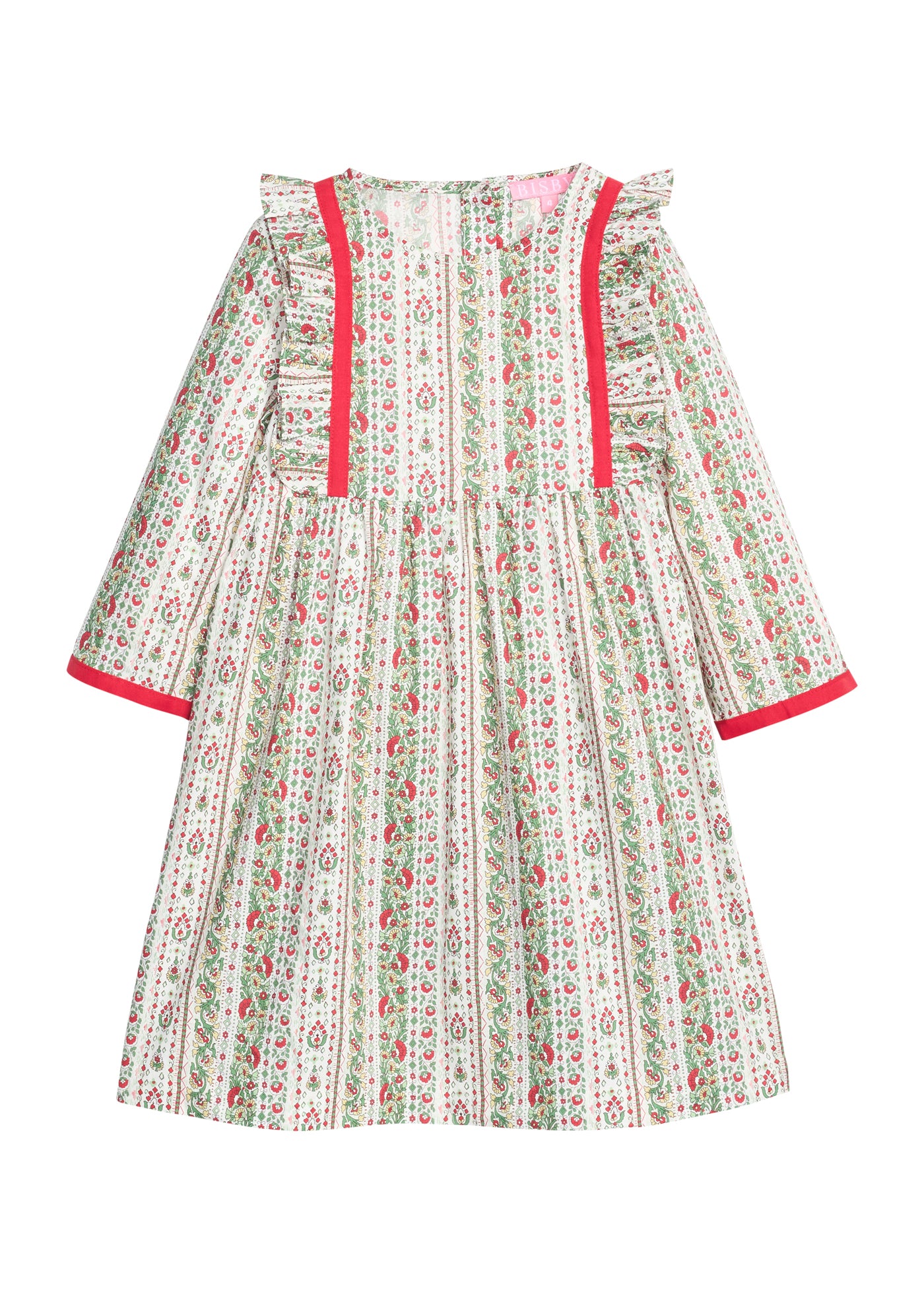 Porto Dress, St Moritz Floral Stripe