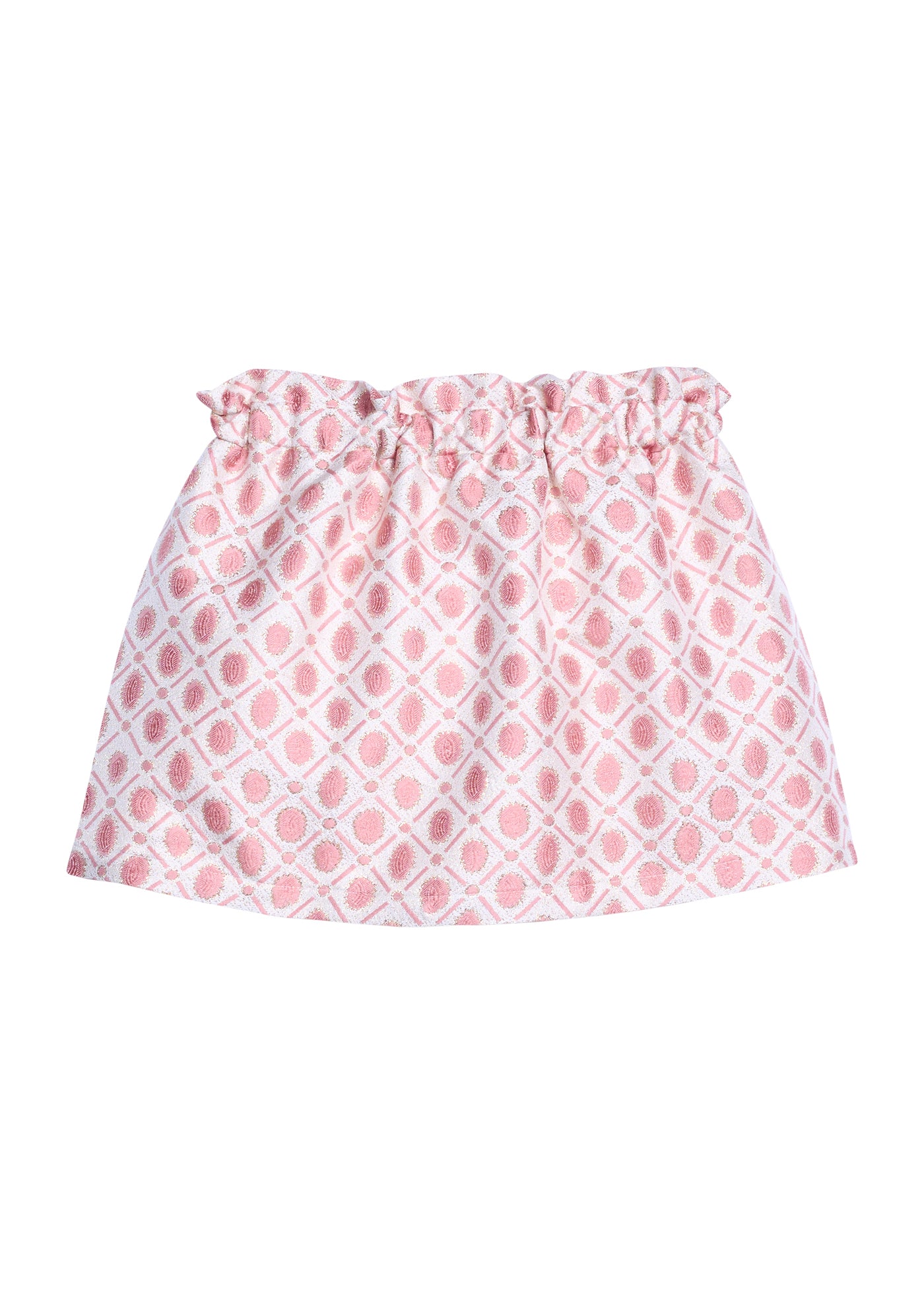 Portofino Skirt, Peach Jacquard