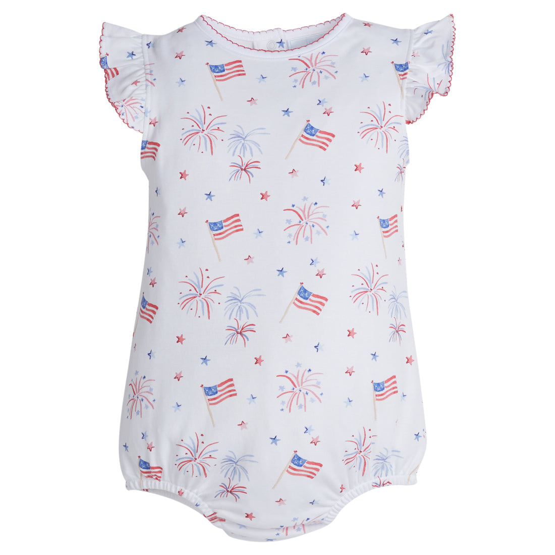 Printed Angel Sleeve Bubble - Flags