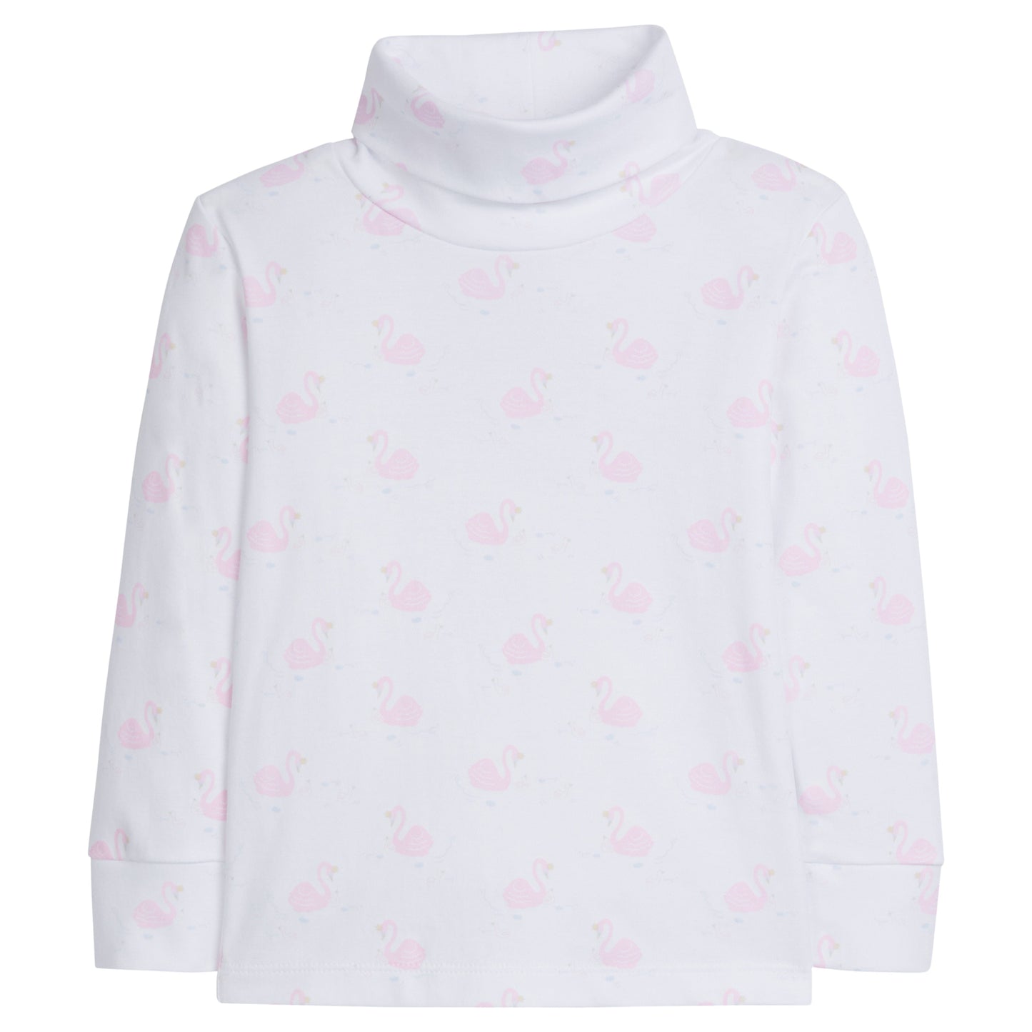Printed Turtleneck, Swan Lake