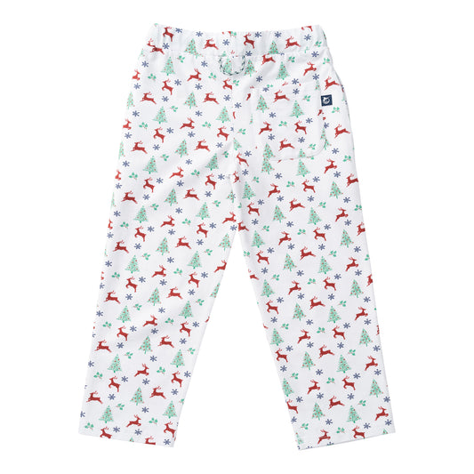 Lounge Life Pant, Christmas Tree Print