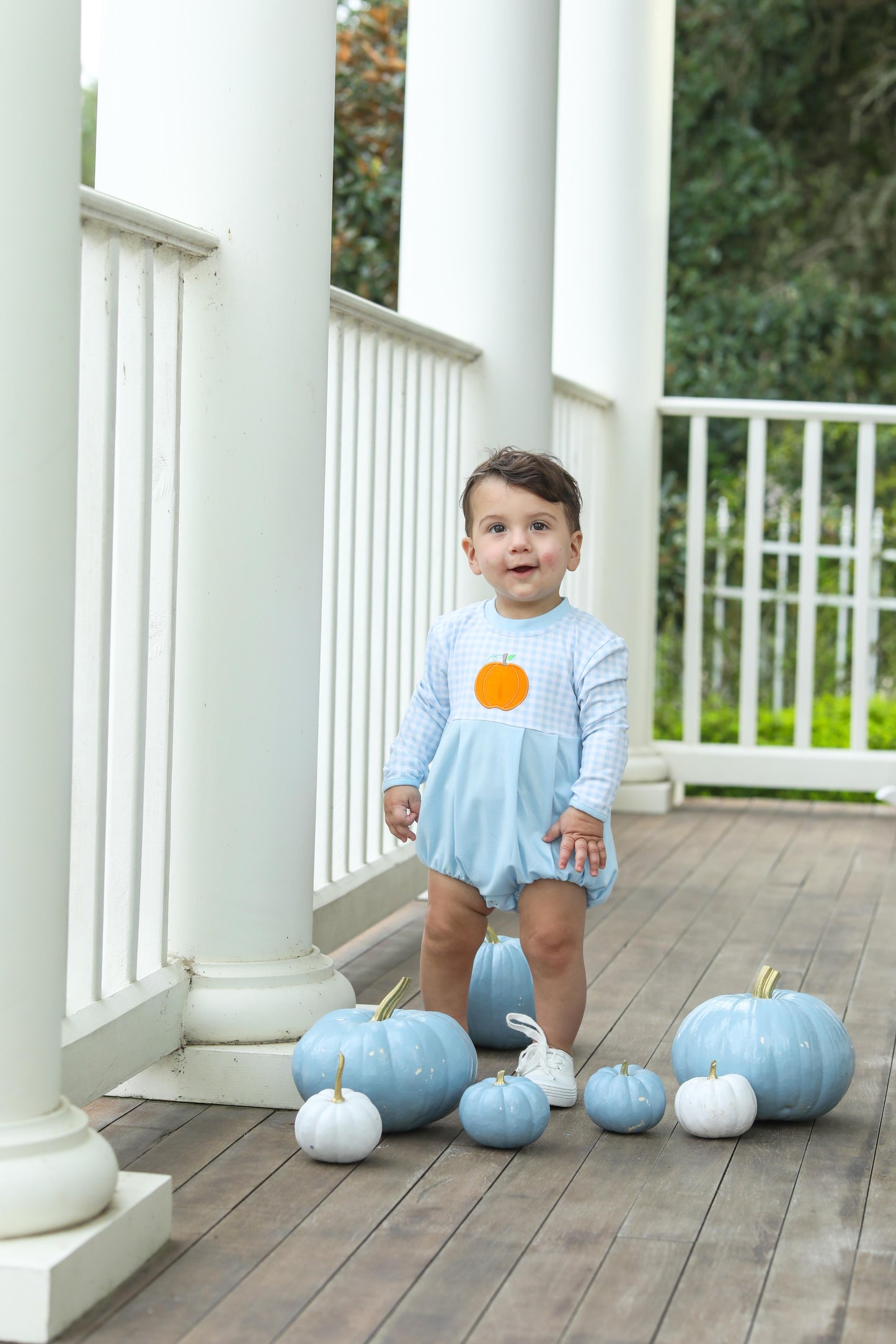 Pumpkin Applique Bubble