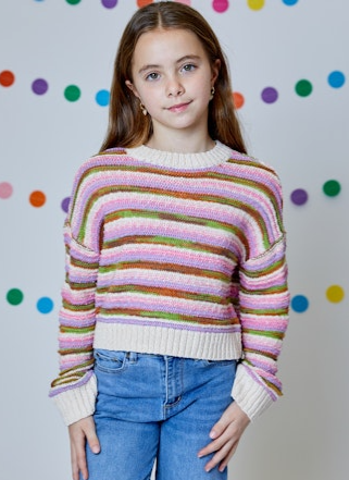 Rainbow Stripe Sweater