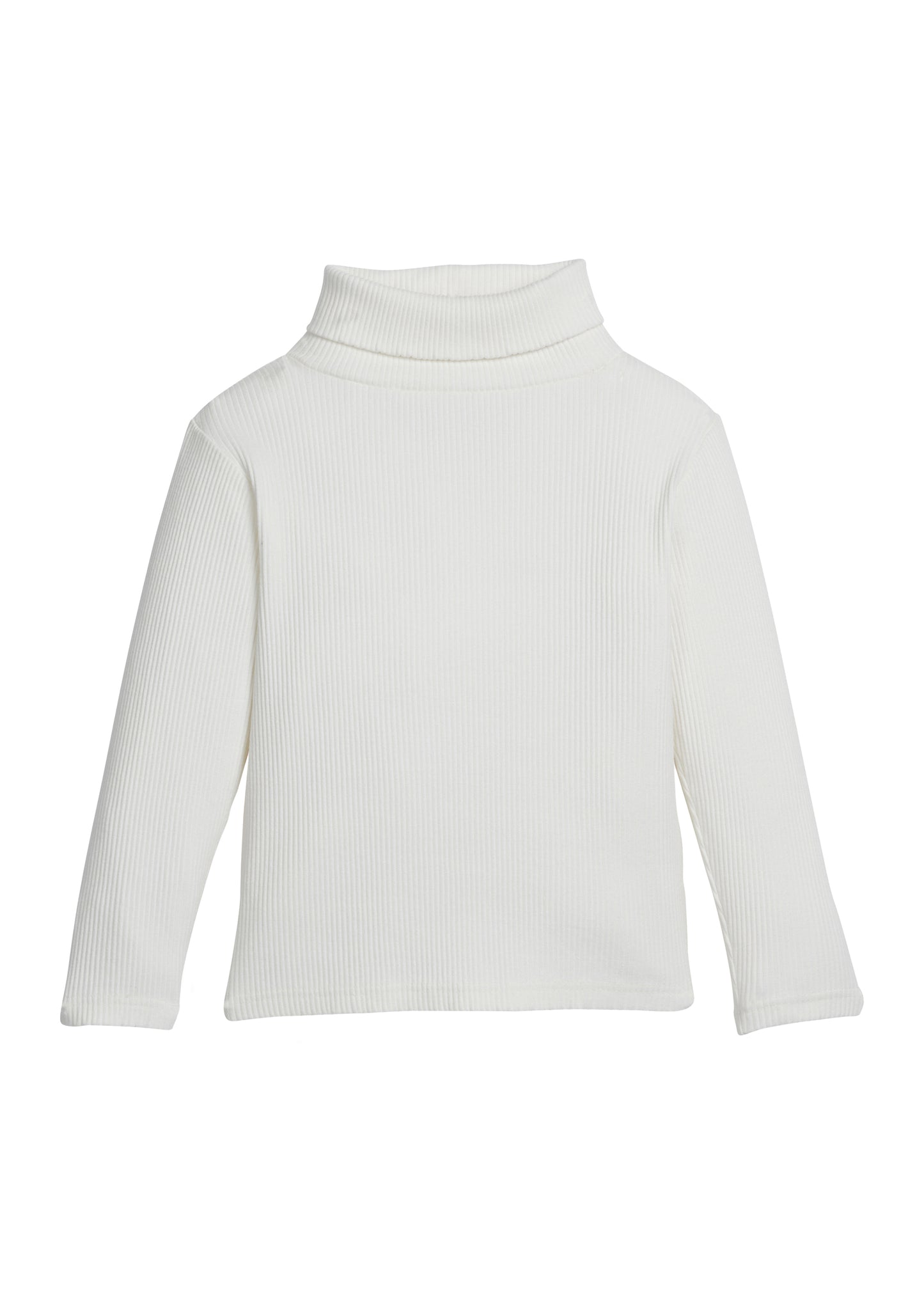 Ribbed Turtleneck, Ivory
