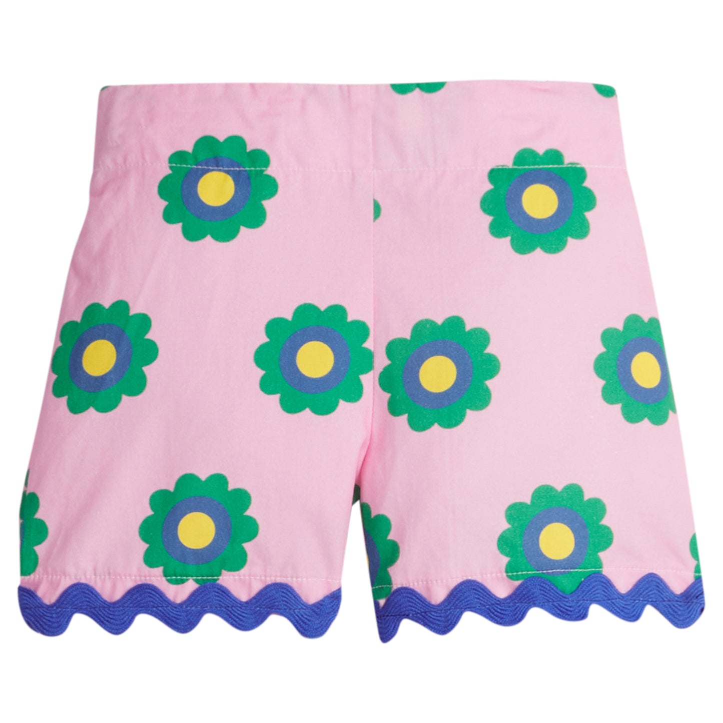 Ric Rac Shorts - Poppy Floral Pink