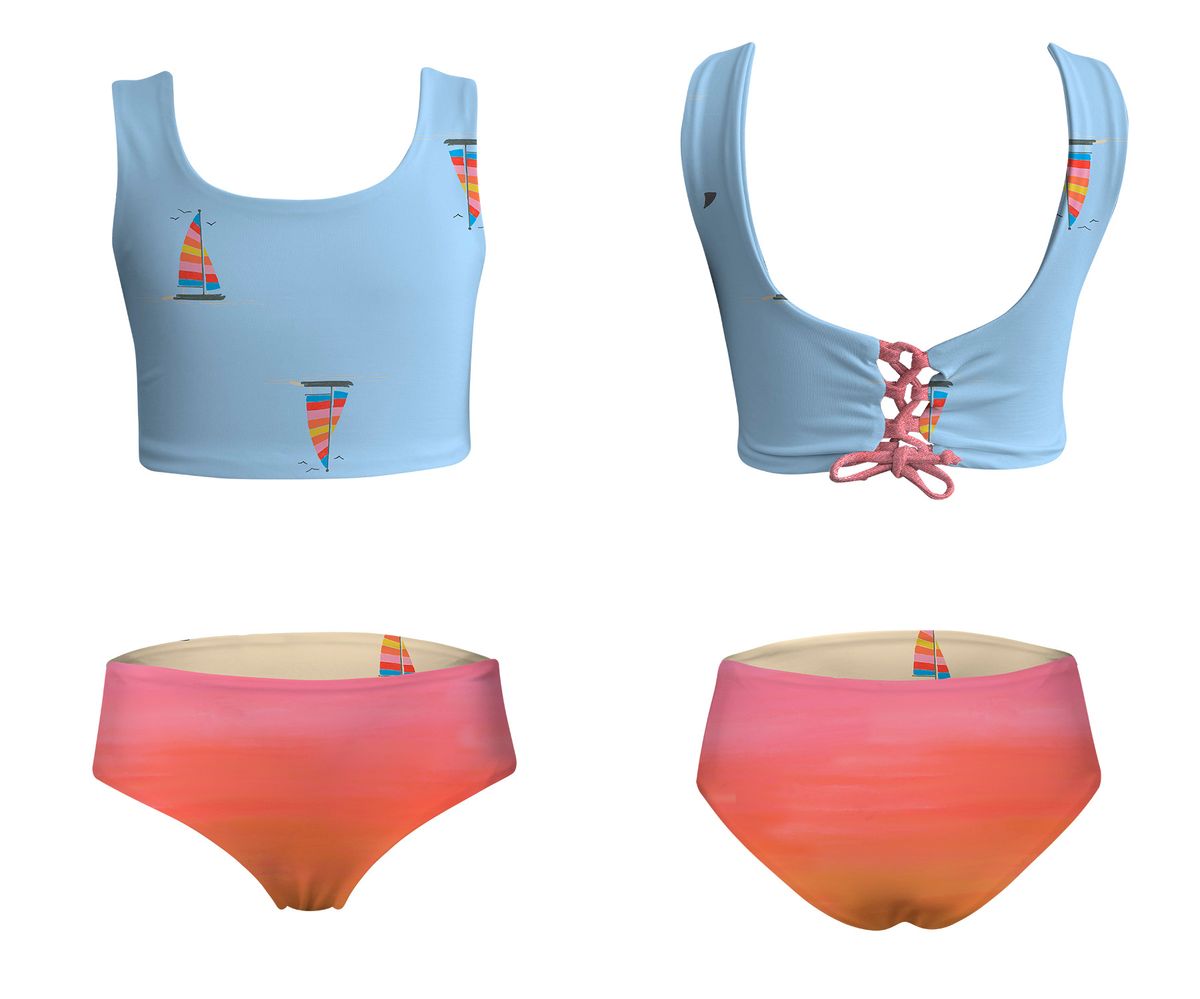 Sun & Moon Bikini, Atardecer en Velero