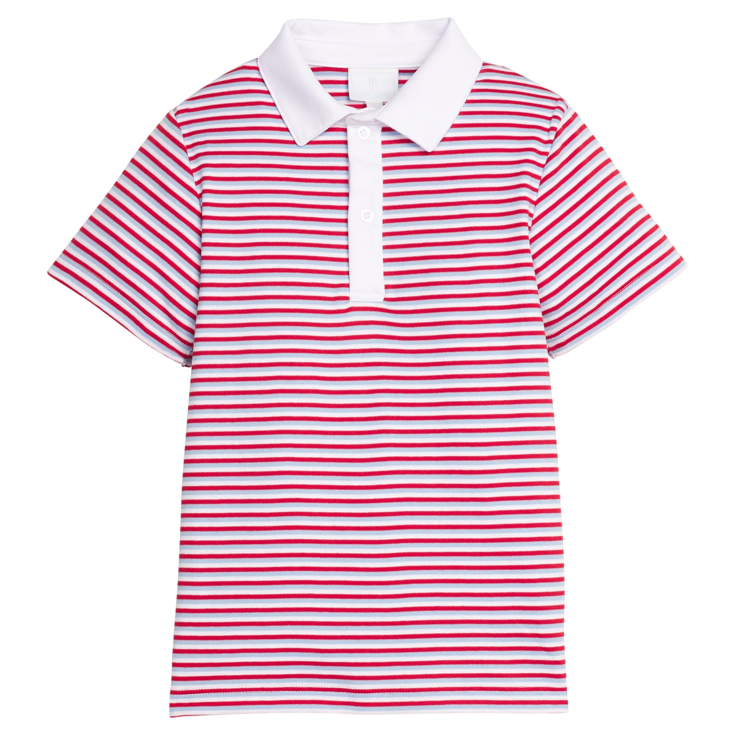 Short Sleeve Polo, Americana Stripe