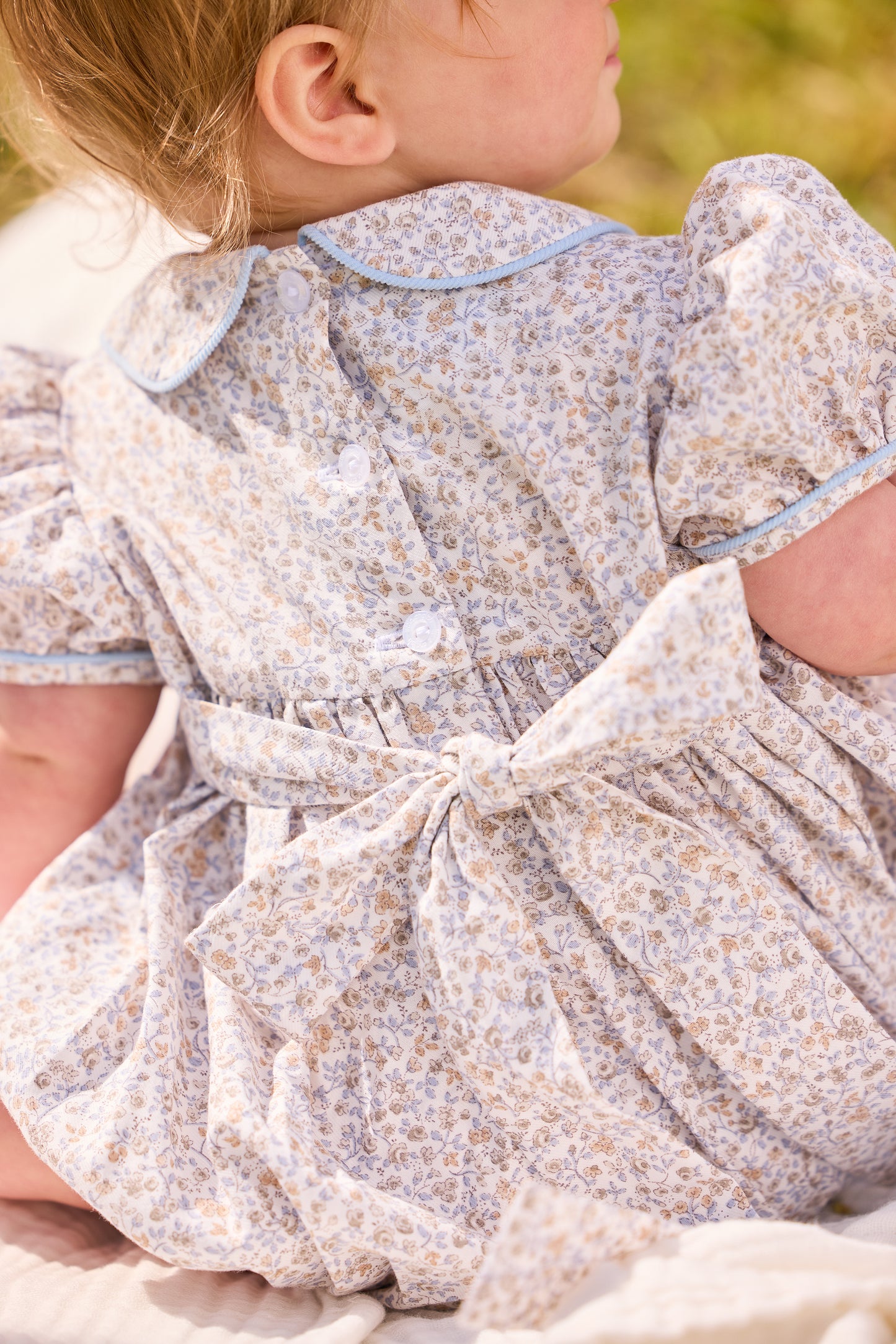 Smocked Peter Pan Bubble, Winthrop Floral