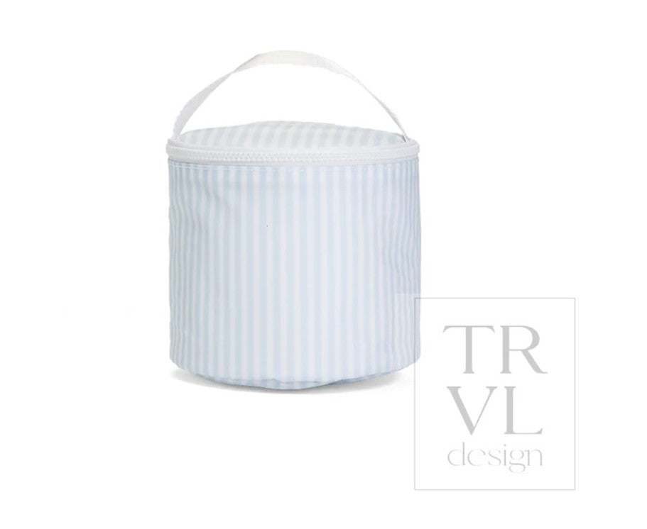Snack Bag, Pimlico Stripe Blue