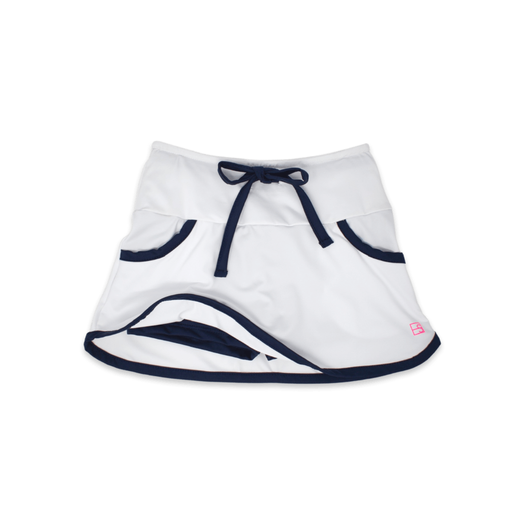 Tiffany Skort, White/Navy