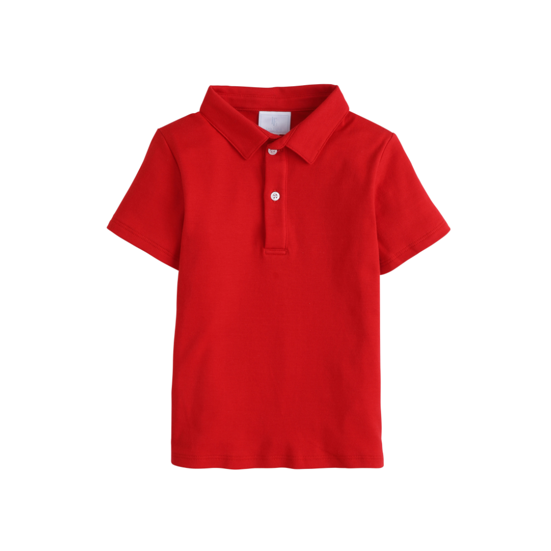 Short Sleeve Polo - Red