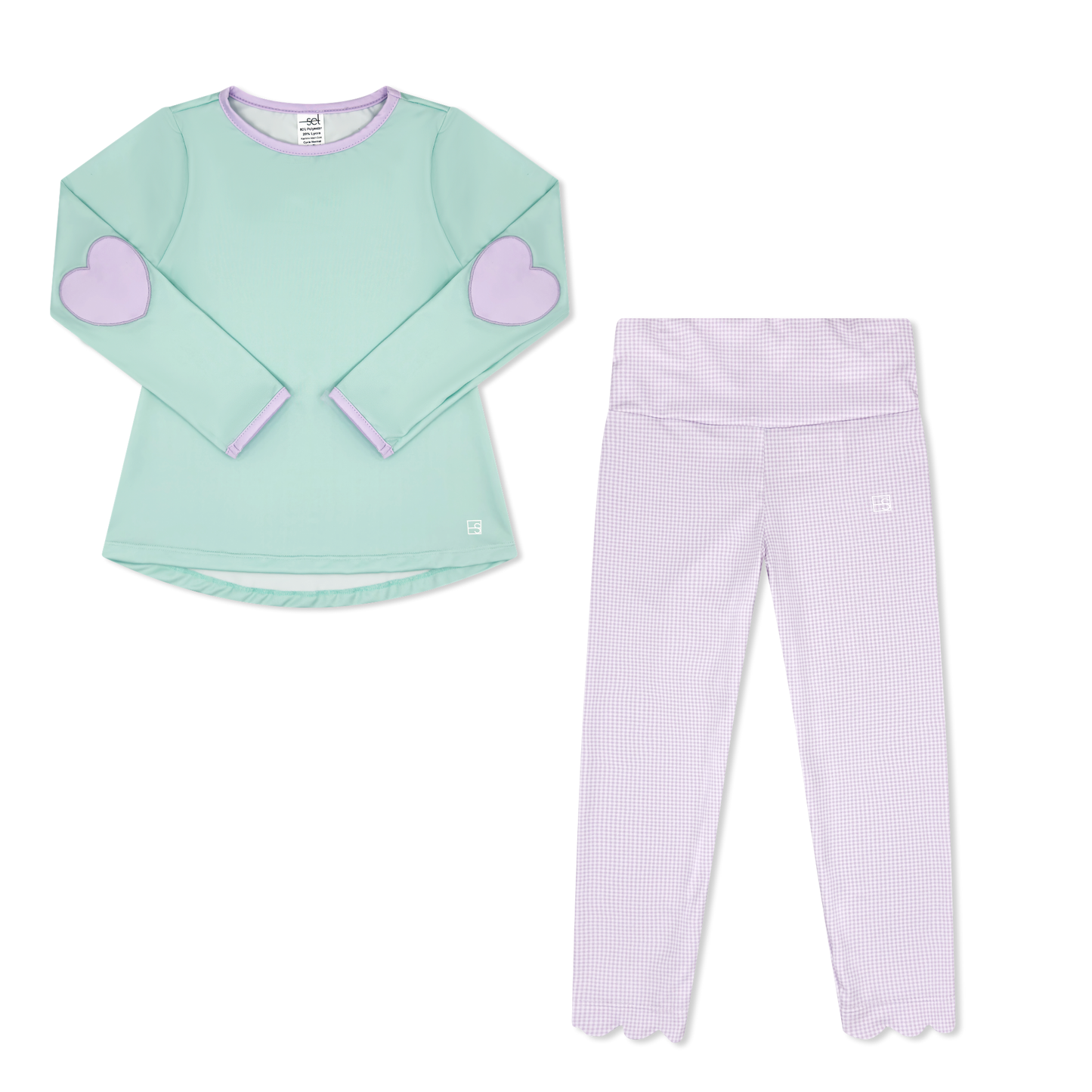 Kylie T - Cool Mint & Petal Purple
