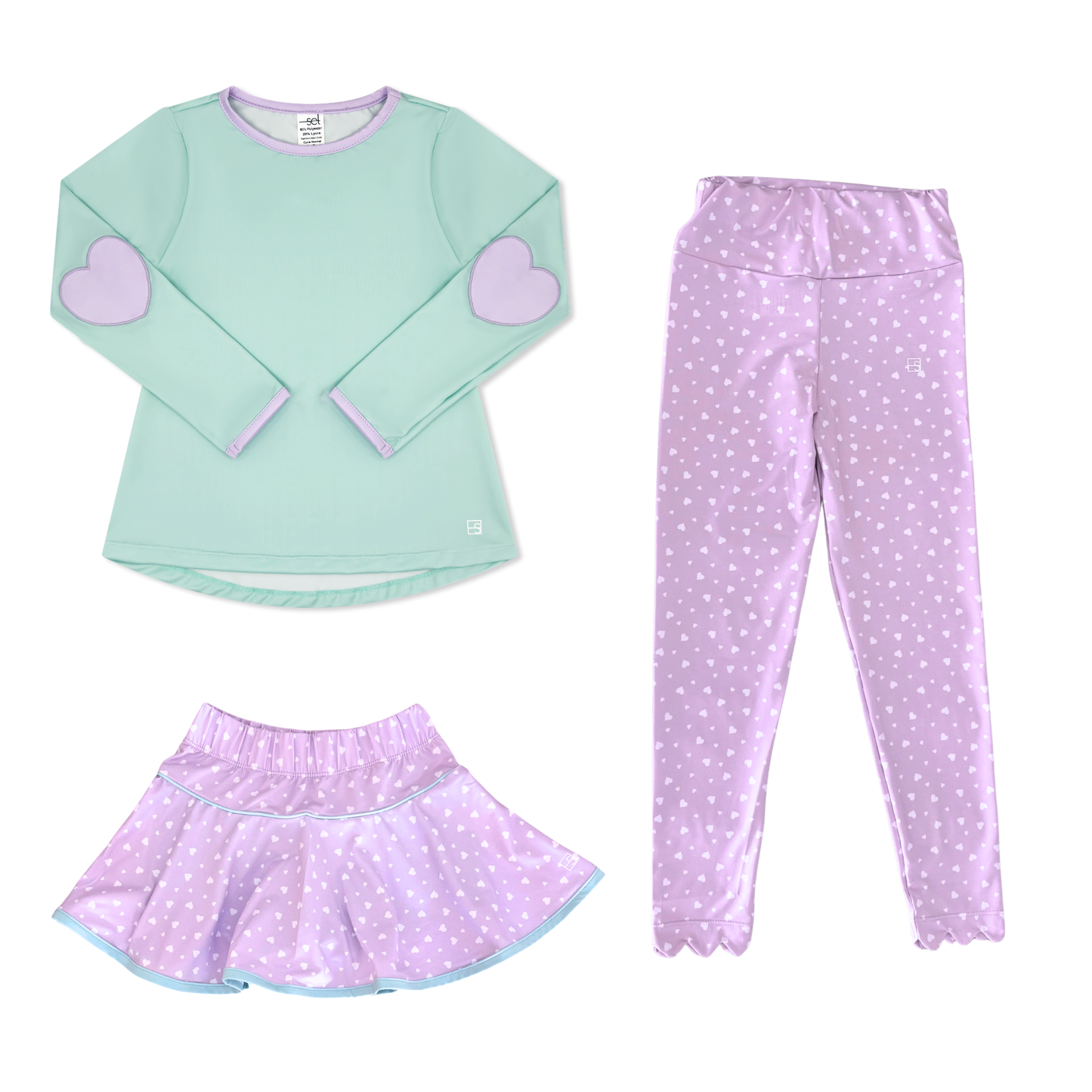 Kylie T - Cool Mint & Petal Purple